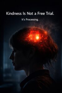 優しさは本当に無料なのか。無償の優しさと設計された優しさの違いを、感情労働と再現性の視点から静かに分解する思考実験。