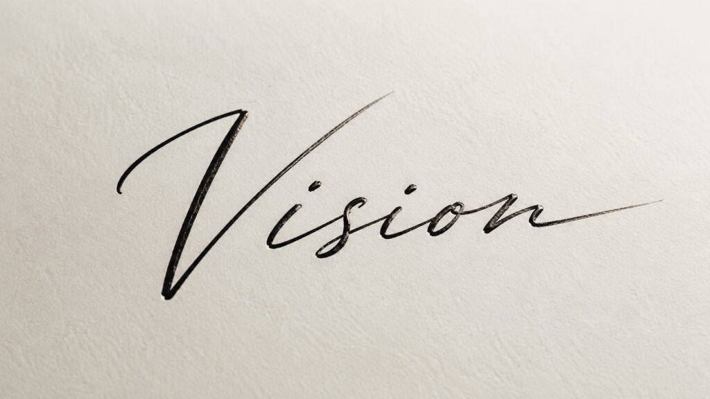 文章は、景色そのものではなく、読者の中に像が立ち上がる条件を渡しています。Visionでは、少ない情報から像を成立させ、更新する文章設計を考えます。