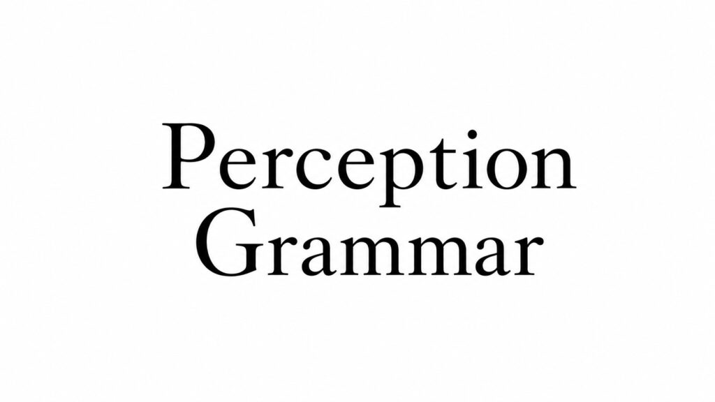 文章は一文ずつ進みますが、読者の知覚は同時に動いています。Perception Grammarでは、予測、注意、記憶、空間、身体、感情が連携し、一つの読書体験を生む仕組みを考えます。