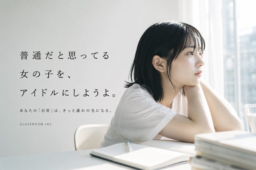 自分は普通だから、アイドルとは関係ない。そう思っている人へ。アイドルを「特別な人の職業」ではなく、写真・服・音楽・言葉・変化を一人の名前に残していく方法として考えます。